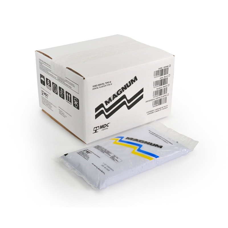 Yeso Magnum Azul 1 Resmas de yeso dental Magna, equipo y suministros dentales de alta calidad para clínicas odontológicas. Venta y distribución especializada en materiales dentales de confianza.