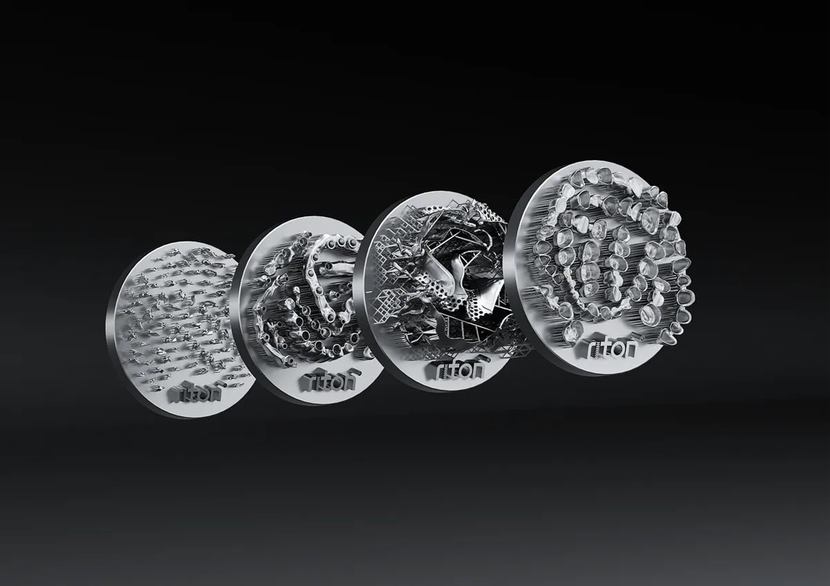 Impresora 3D de metal MLab 3 Cuchillas dentales de precisión para equipos odontológicos, fabricadas en acero inoxidable de alta calidad, ideales para procedimientos dentales con precisión y durabilidad.