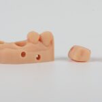 Impresora 3D de resina PioCreat DJ89 Plus 16 Prótesis dentales de silicona en diferentes tamaños y formas, ideales para entrenamiento y demostraciones en odontología.