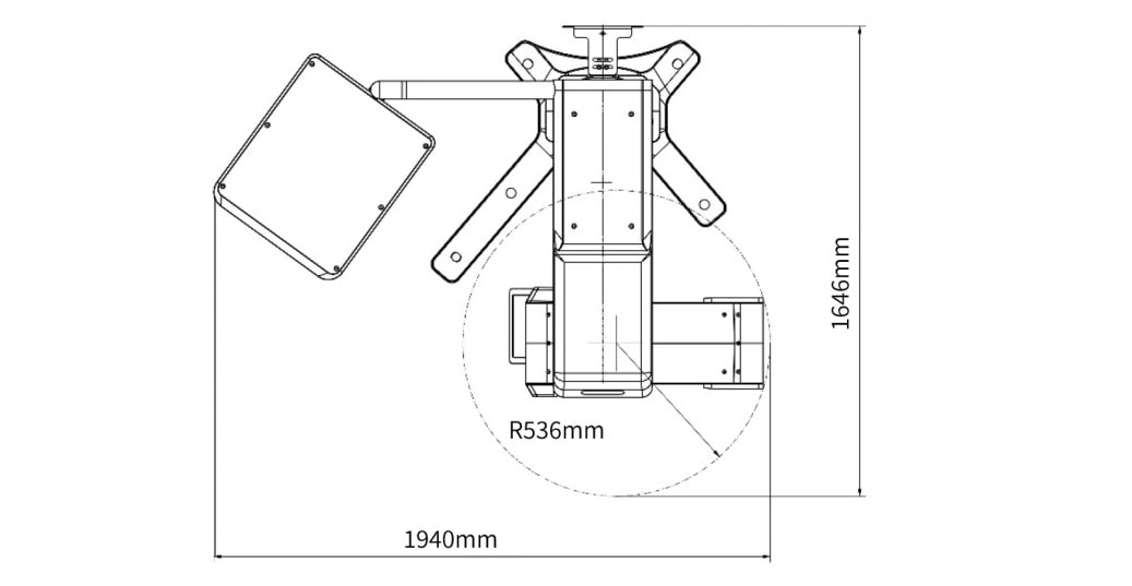 Diagrama sala blindada de rayos X